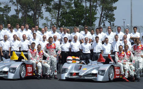 Audi teamet.
(Foto: Claude Foubert / Endurance-Info.com)